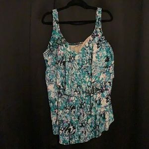 Plus size swim top